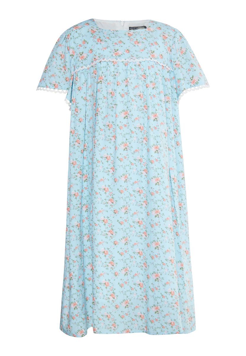 Mädchen Nachthemd mit Blumenmuster