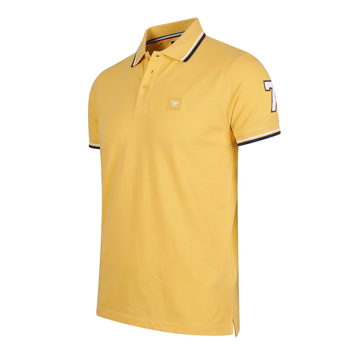 Klassisches Piqué-Poloshirt mit Applikation