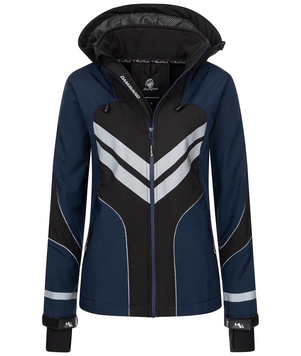 Herren Sportliche Colorblock Softshelljacke