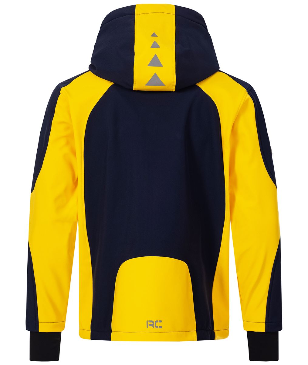 Sportliche Mehrfarbige Softshell-Outdoorjacke
