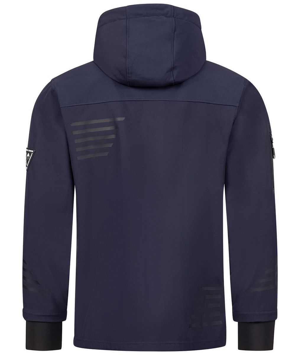 Sportliche Mehrfarbige Softshell-Outdoorjacke