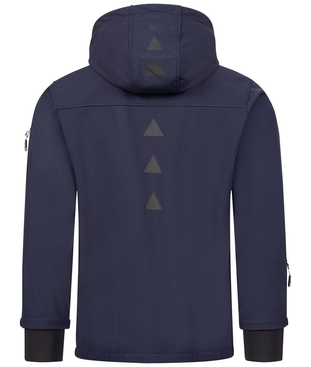 Sportliche Mehrfarbige Softshell-Outdoorjacke