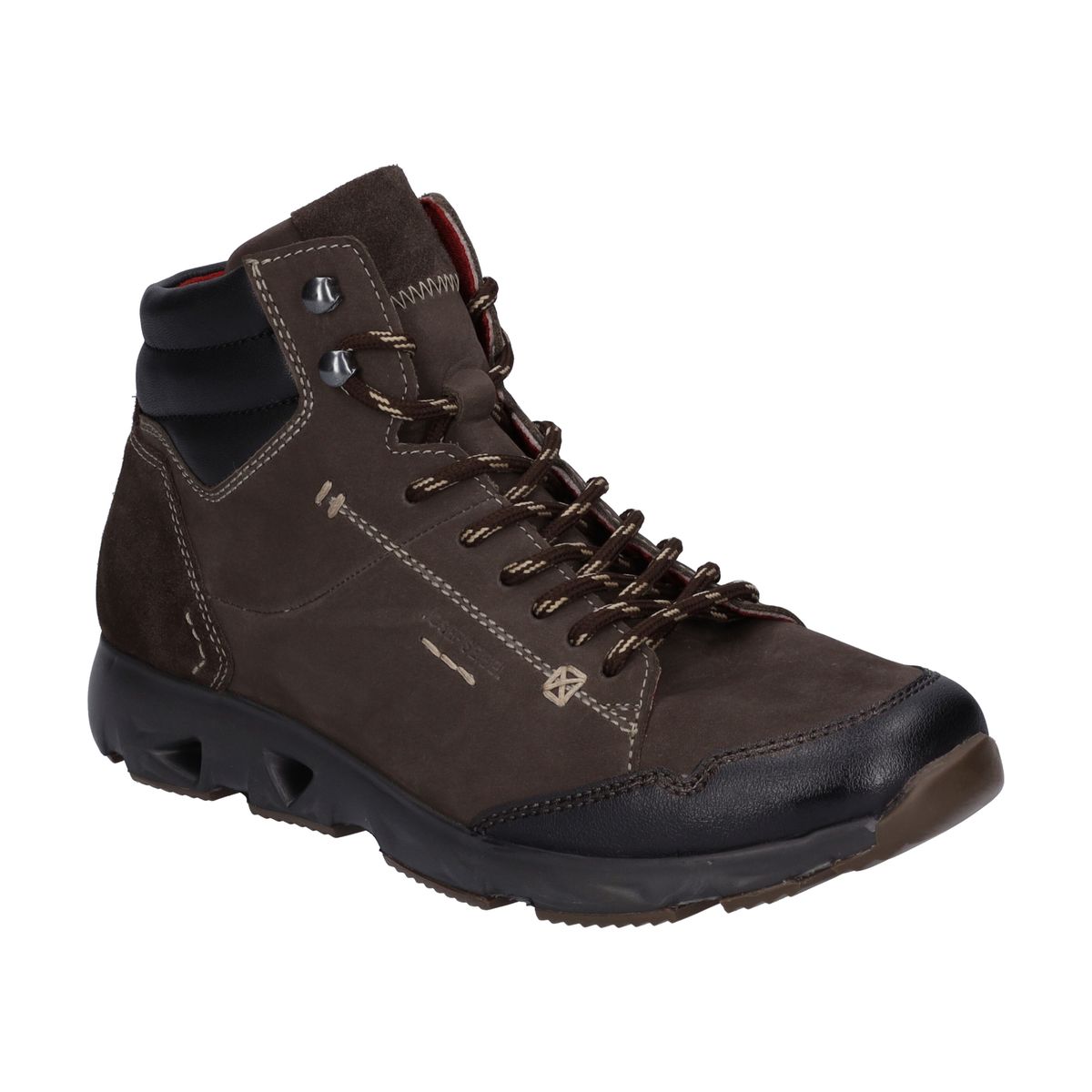 Herren-Knöchel-Wanderstiefel aus Leder