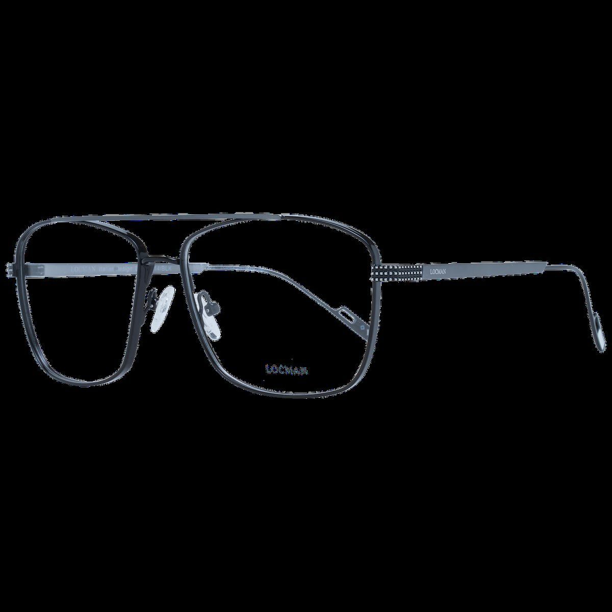 Quadratische Brille im Aviator-Stil aus Metall