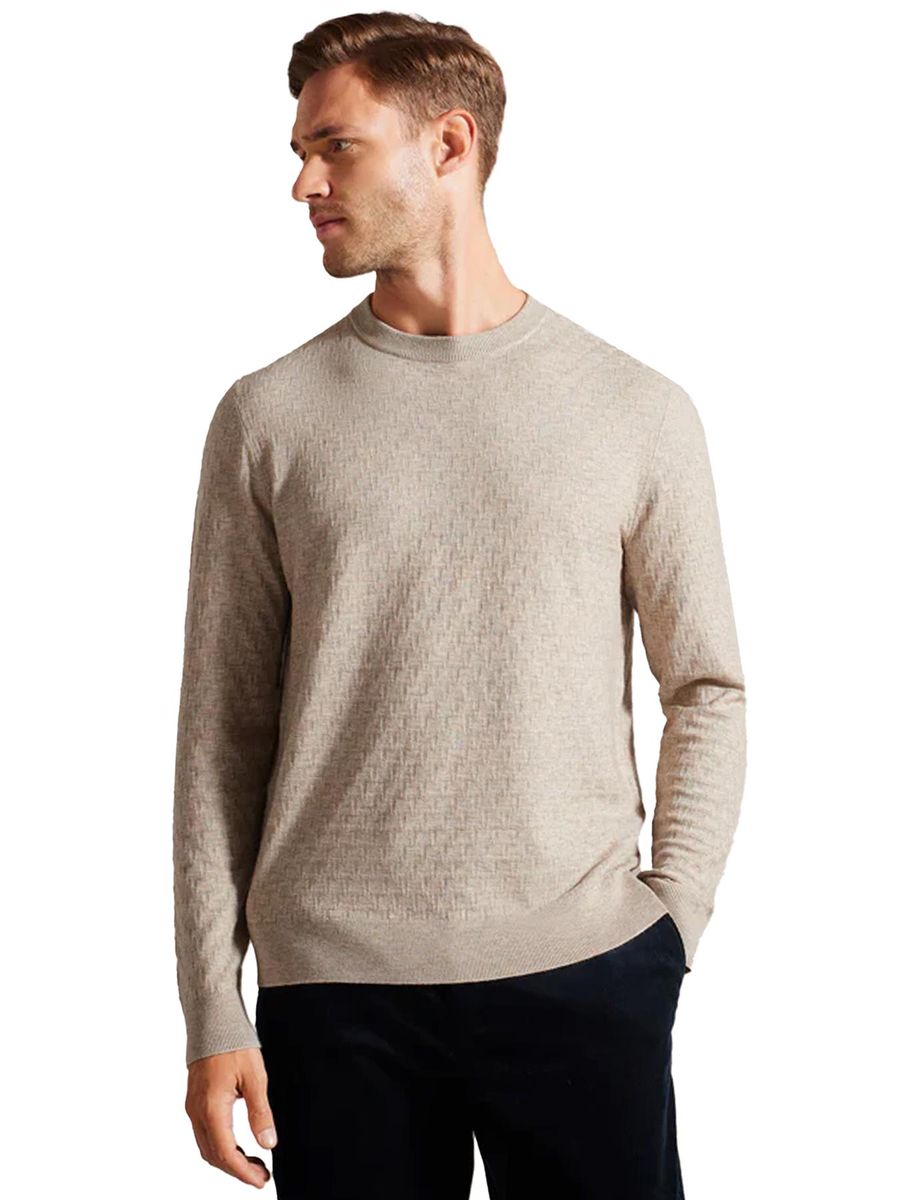 Herren Strickpullover mit strukturierter Strickoptik