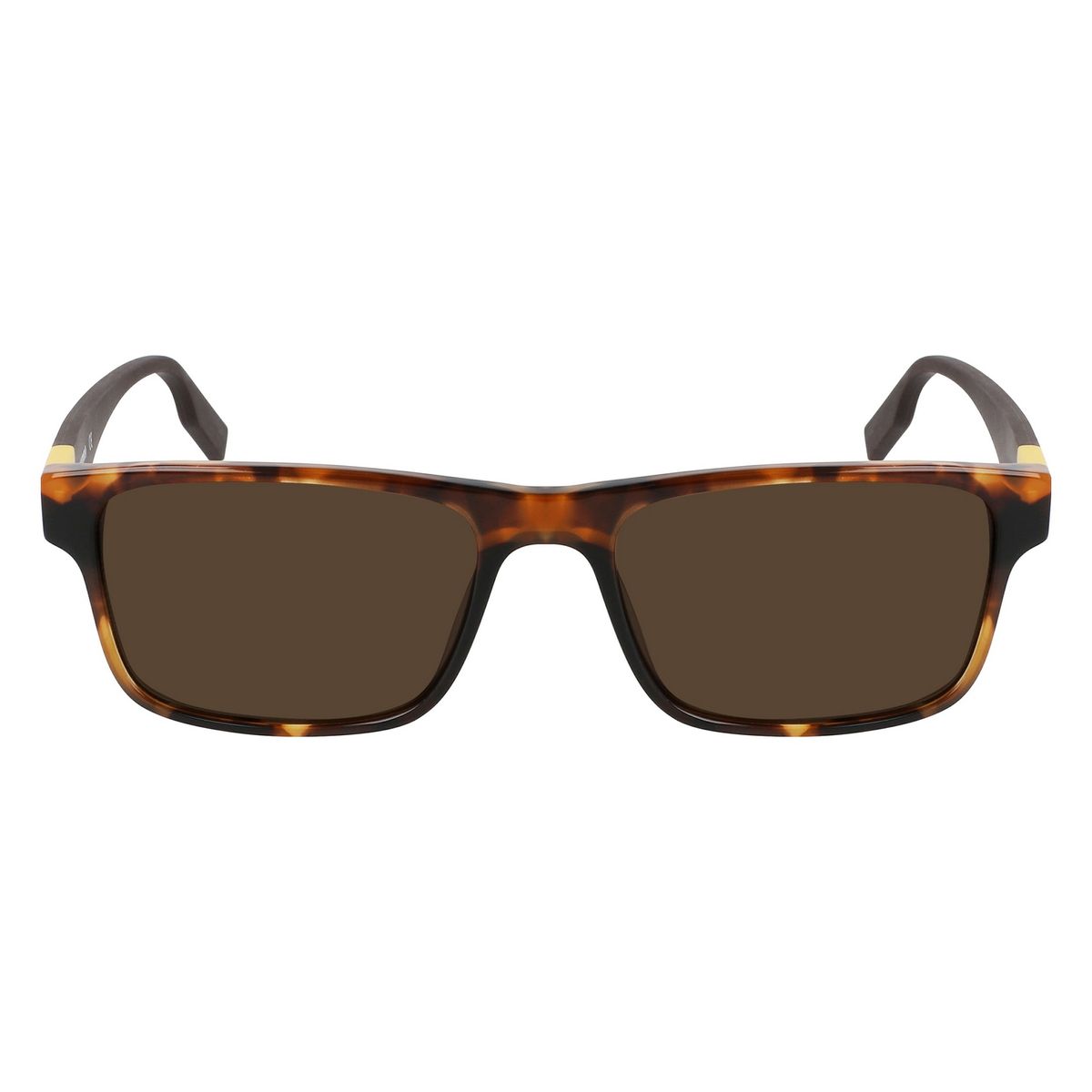 Herren Rechteckige Blaue Acetat Sonnenbrille