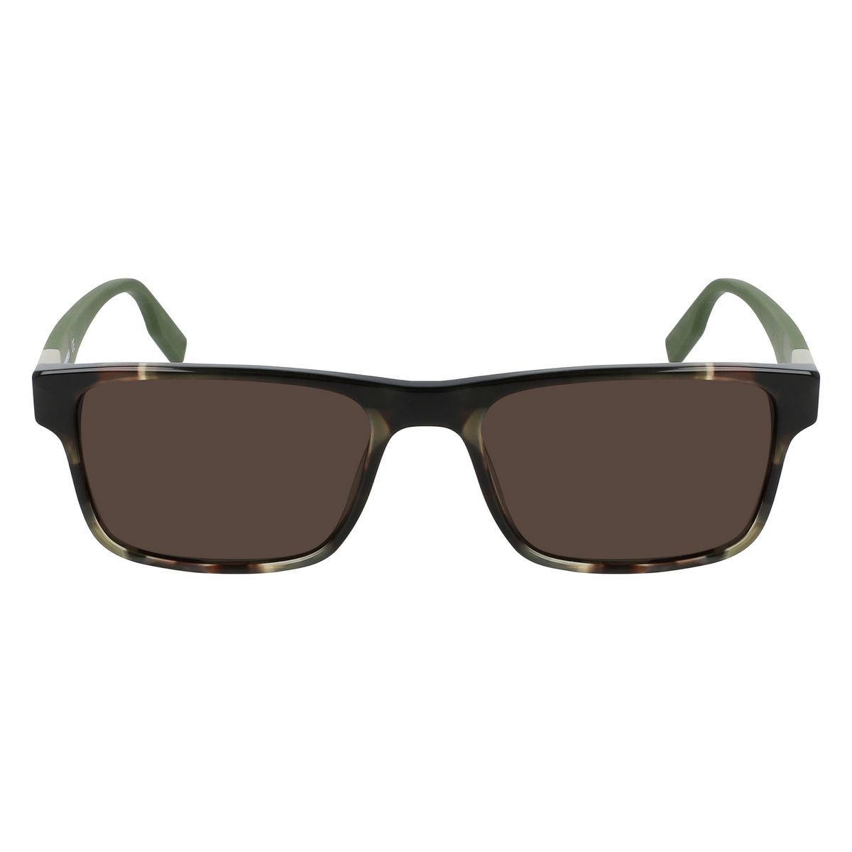 Herren Rechteckige Blaue Acetat Sonnenbrille