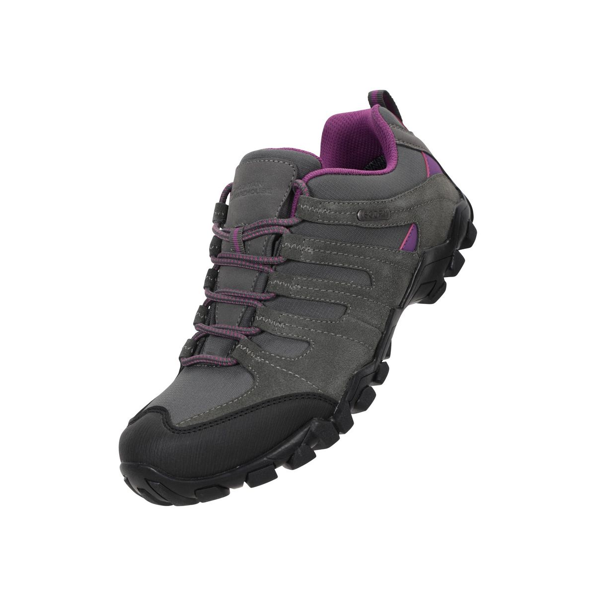 Mountain Warehouse Womens/Ladies Belfour Suede Waterproof Walking Schuhe (Grau)