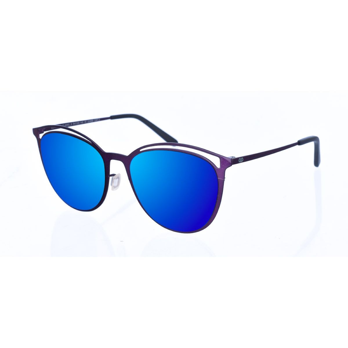 Ovale Damen Sonnenbrille aus Metall