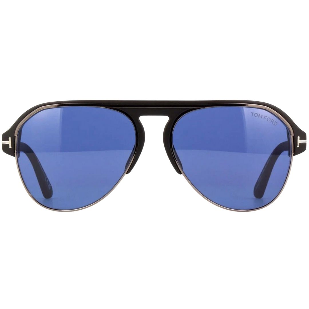 Aviator Sonnenbrille mit blauen Gläsern