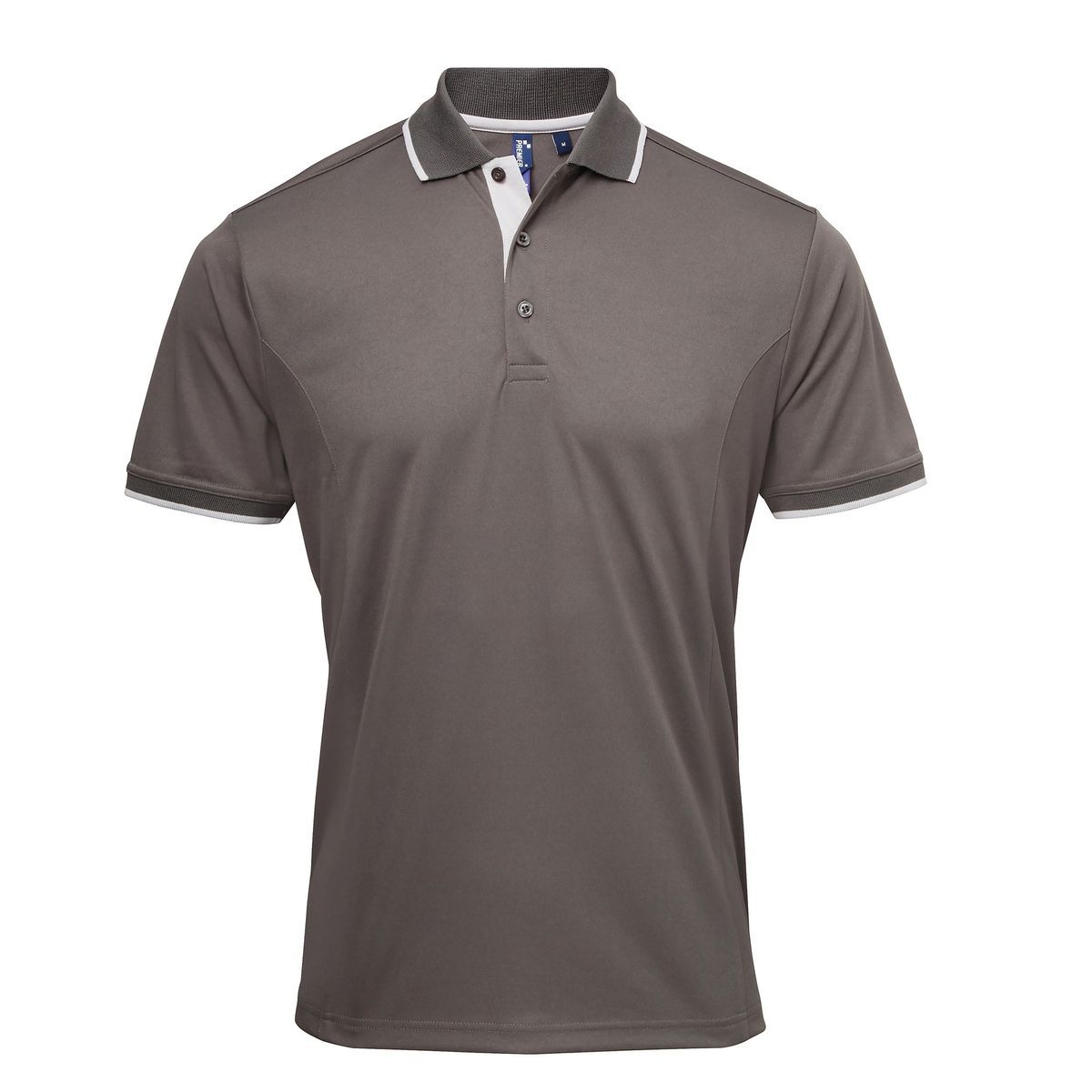 Herren Coolchecker Kontrast Poloshirt