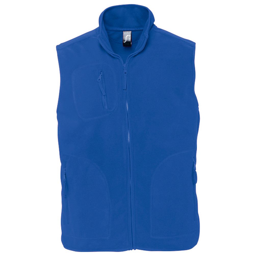 Herren Fleece Weste durchgehender Reißverschluss