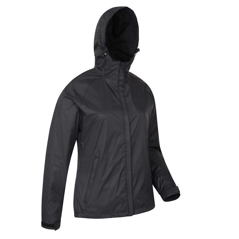 Leichte wasserdichte Regenjacke mit Kapuze
