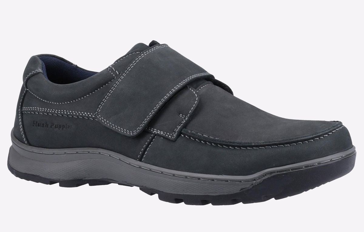 Komfortabler Leder-Klettschuh