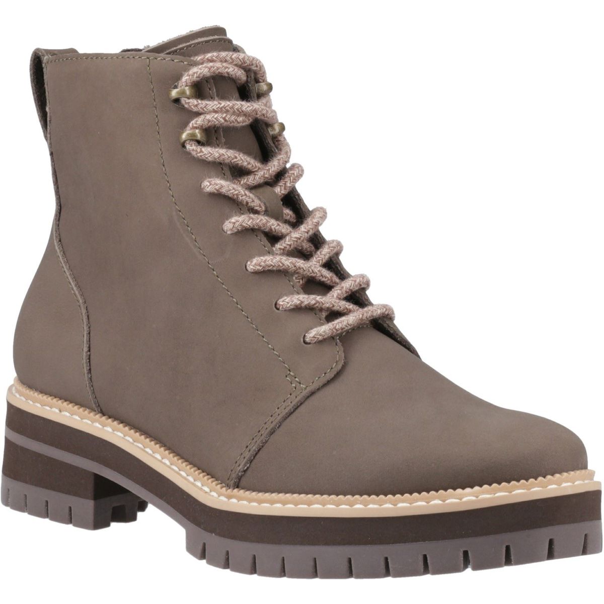 TOMS Wylder Leder Frauen Grün Stiefel