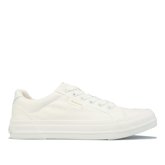 Damen Rocket Dog Cheery Canvas Pumps Weiß UK 4in Weiß