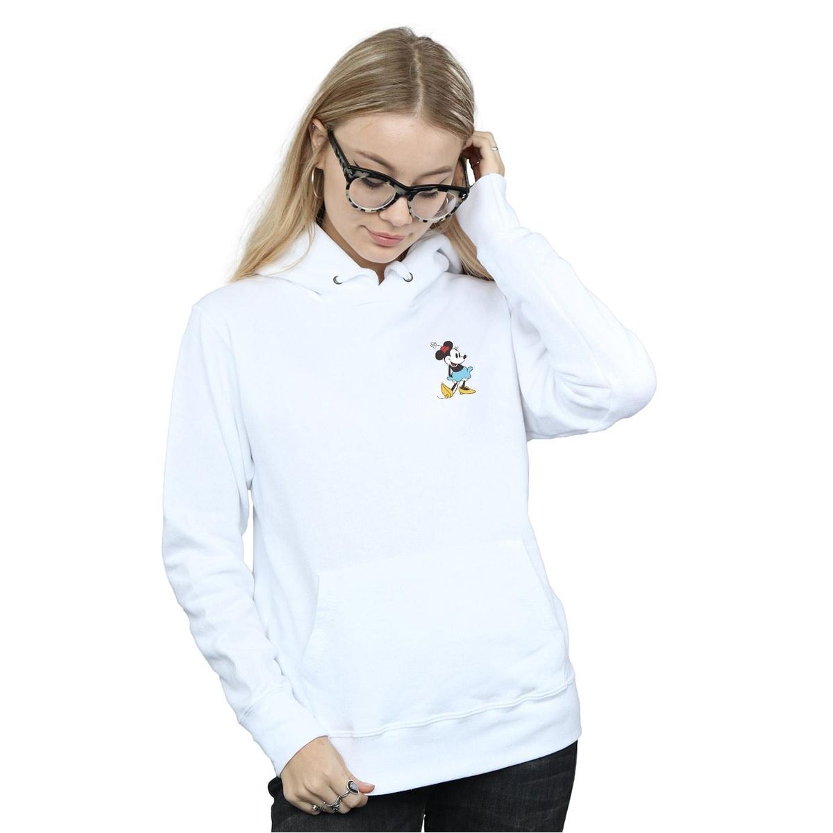 Minnie Maus Grafik Kapuzenpullover