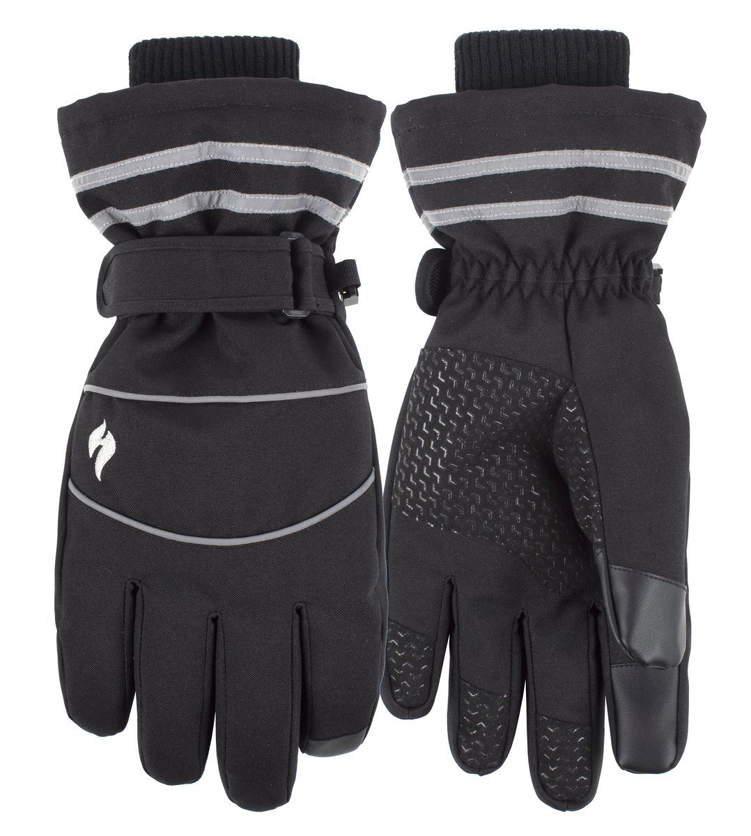 Heat Holders Mens Workforce Touchscreen-Handschuhe mit elastischen Bündchen