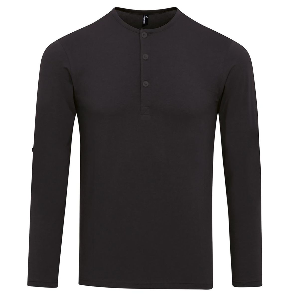 Langarm Henley T-Shirt