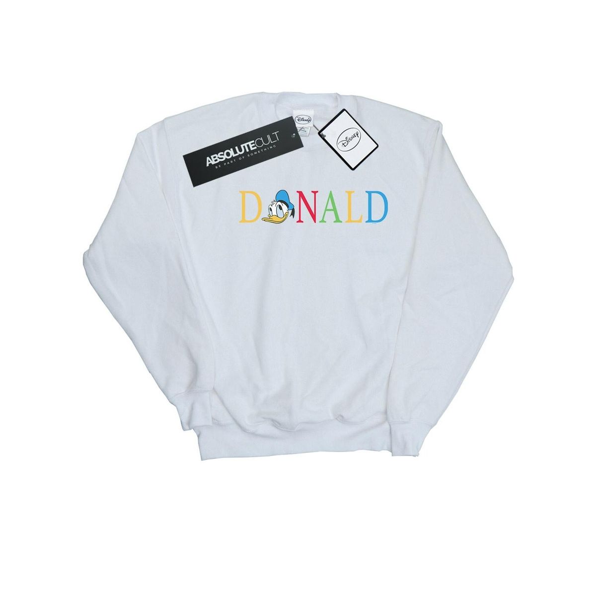 Donald Duck Buchstaben Grafik Sweatshirt