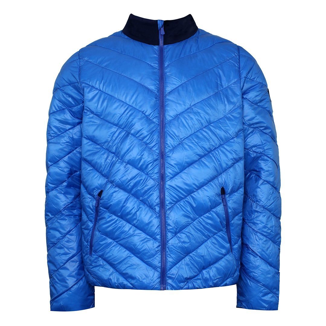 Herren Blaue Leichte Steppjacke