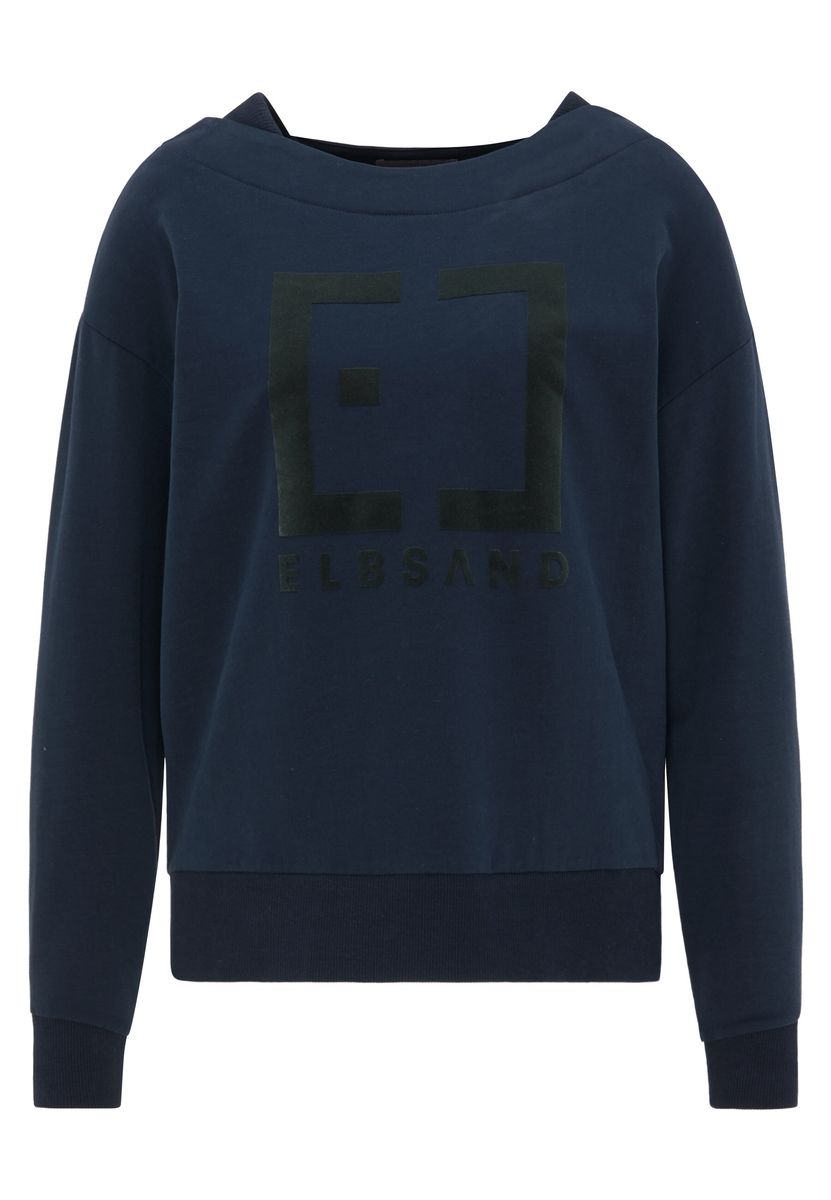 Lässiges Sweatshirt mit Logo-Detail