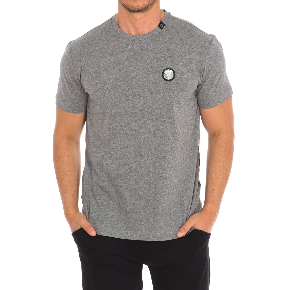 Herren T-Shirt mit Rundhalsausschnitt und Logo