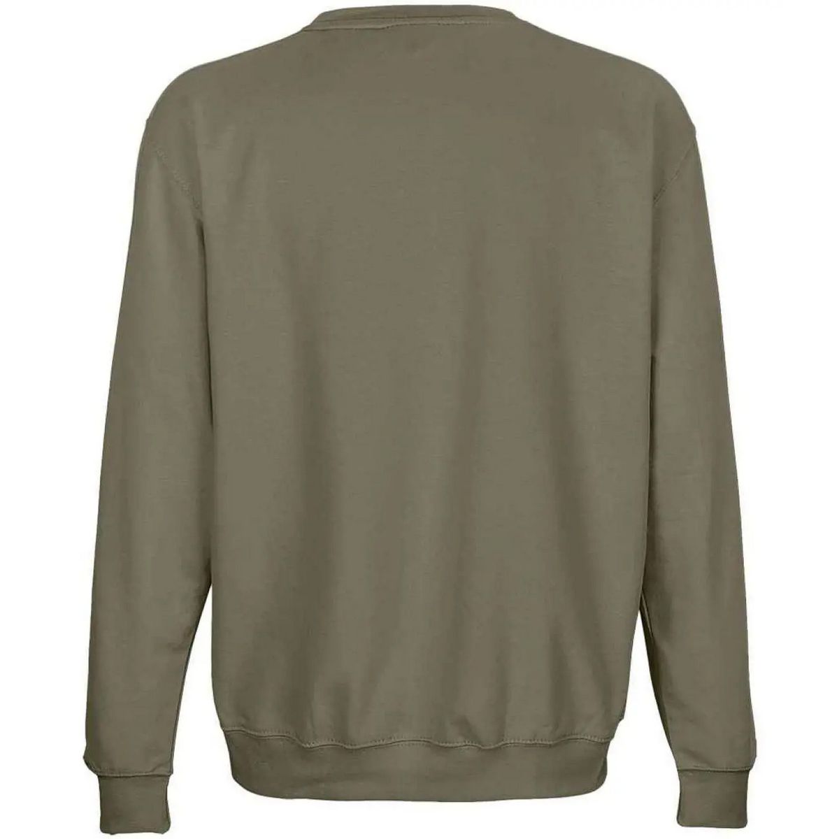Klassisches Fleece-Sweatshirt mit Rundhalsausschnitt