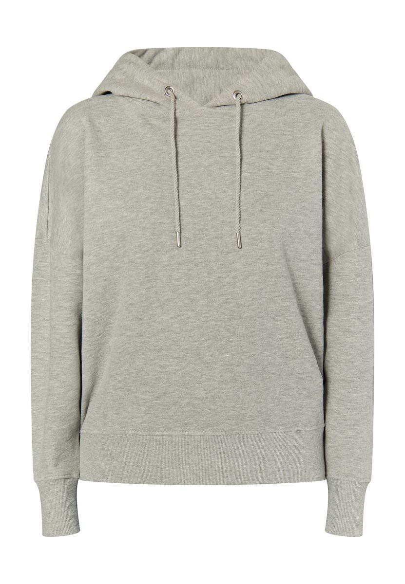 Mymo Kapuzenpullover Damen grau melange