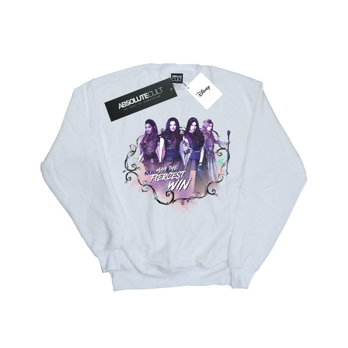 Disney - "The Descendants The Fiercest Win" Sweatshirt für Mädchen (Weiß)