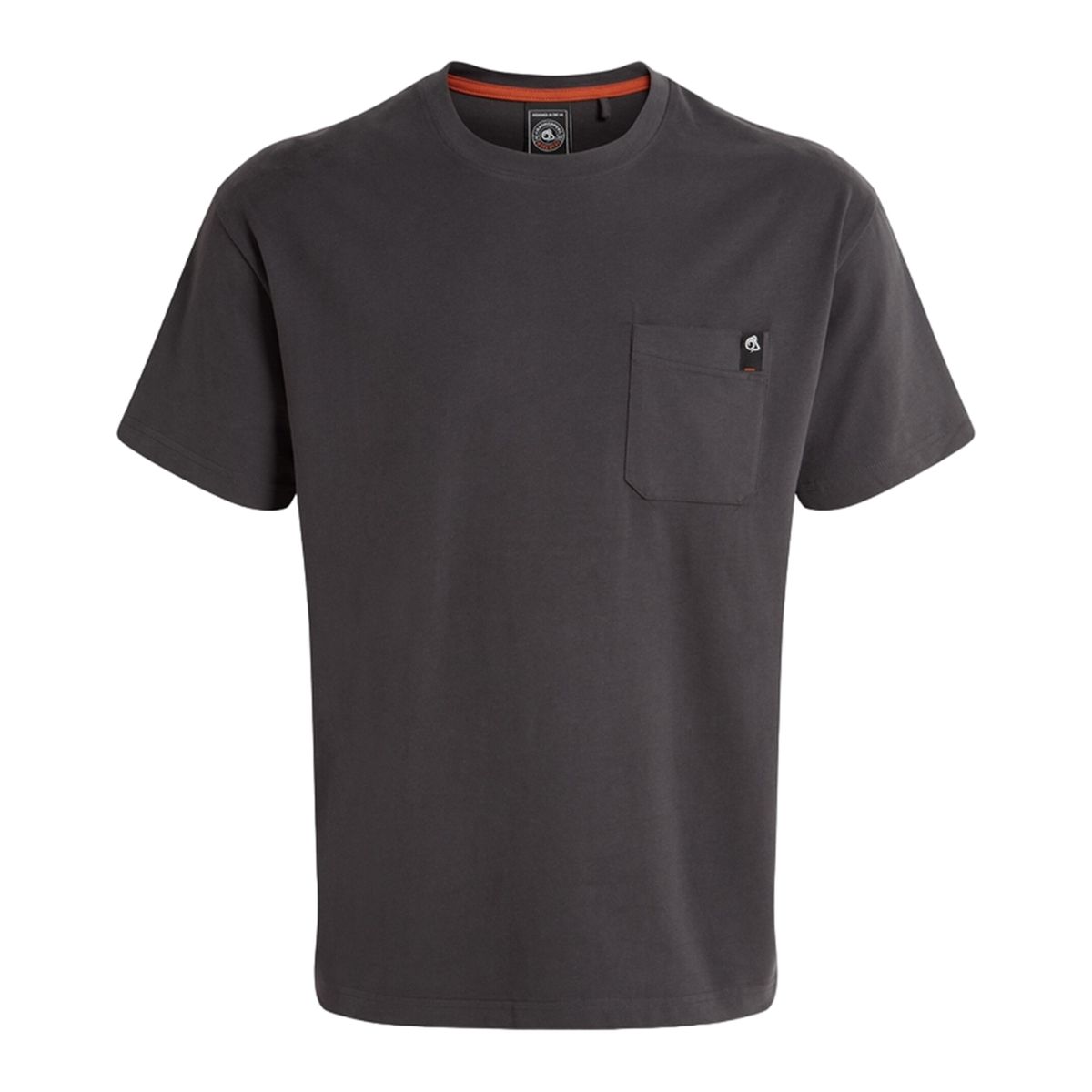 Herren T-Shirt aus Bio-Baumwolle mit Tasche