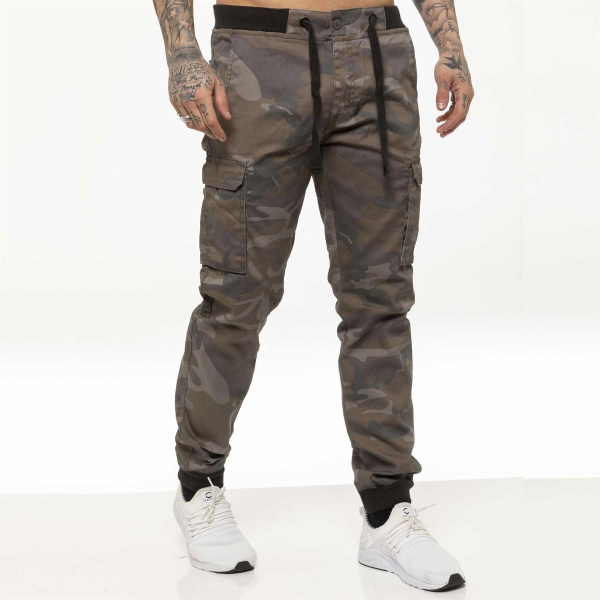 Herren Camouflage Kampf Jogginghose