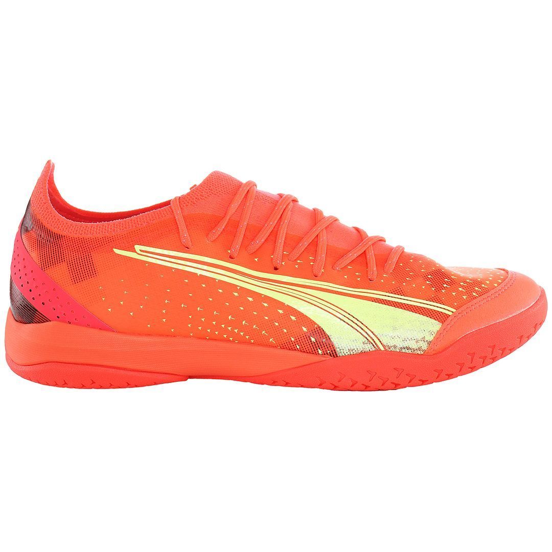 Orange Hallenfußballschuhe Court