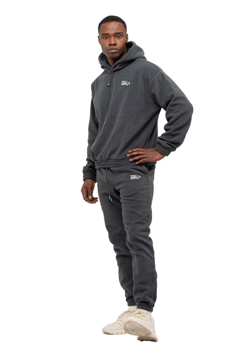 Herren Fleece Trainingsanzug Set mit Kapuze