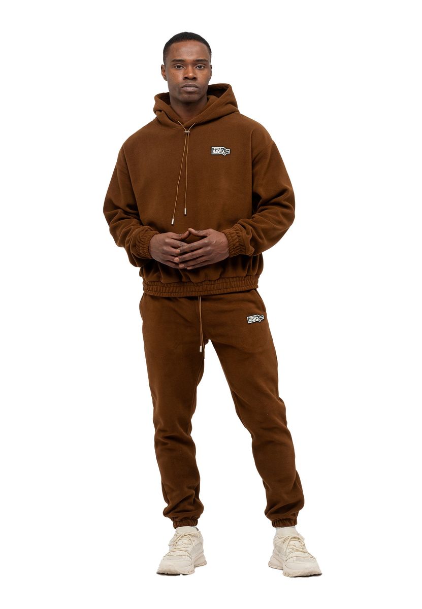Herren Fleece Trainingsanzug Set mit Kapuze
