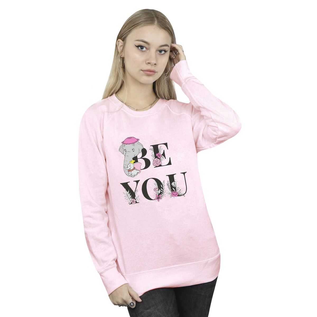 Disney - "Be You" Sweatshirt für Damen (Babyrosa)