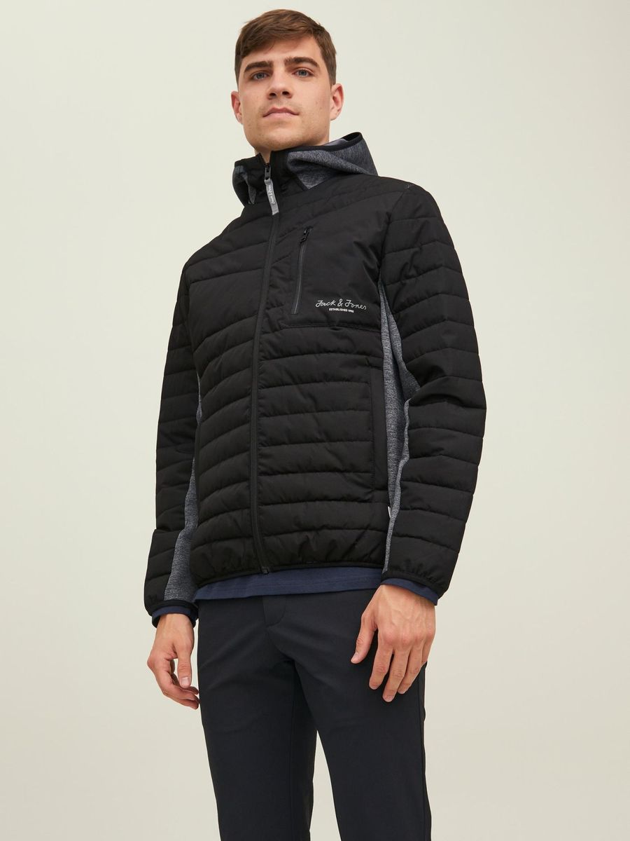 Herren Steppjacke mit Kapuze