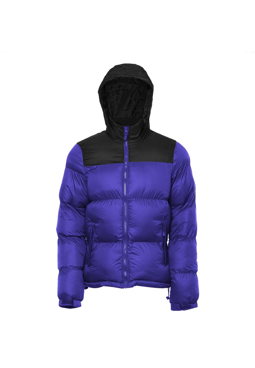 Wattierte Herren Daunenjacke mit Kapuze