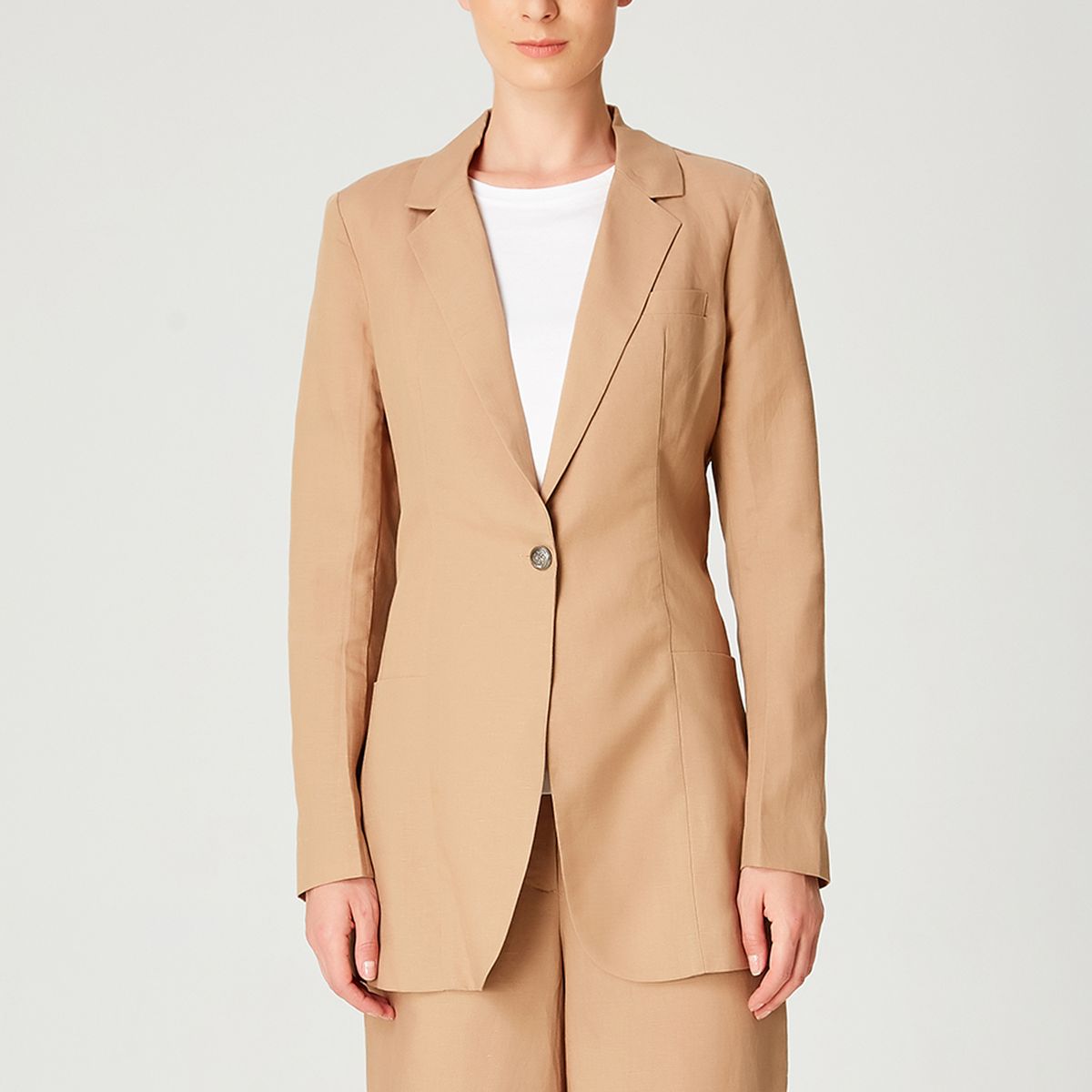 Maßgeschneiderter einreihiger Sommerblazer
