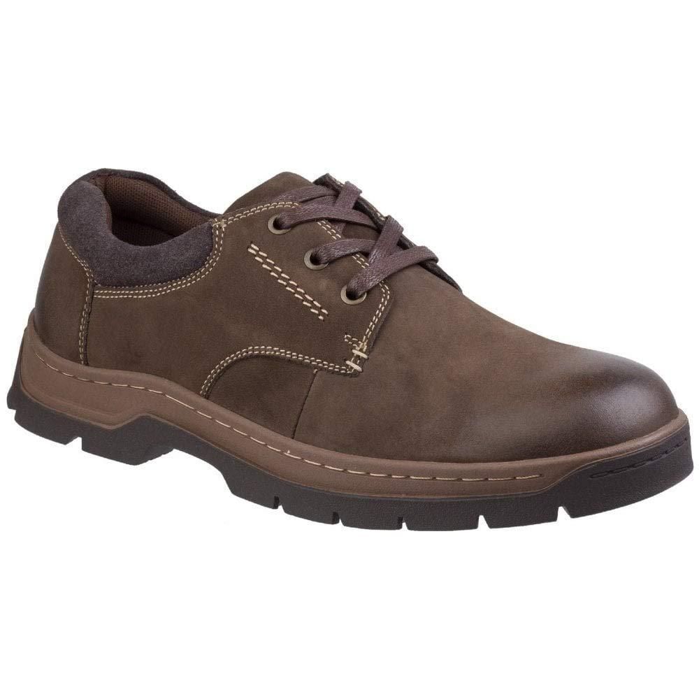 Herren Schnürschuh aus braunem Nubukleder