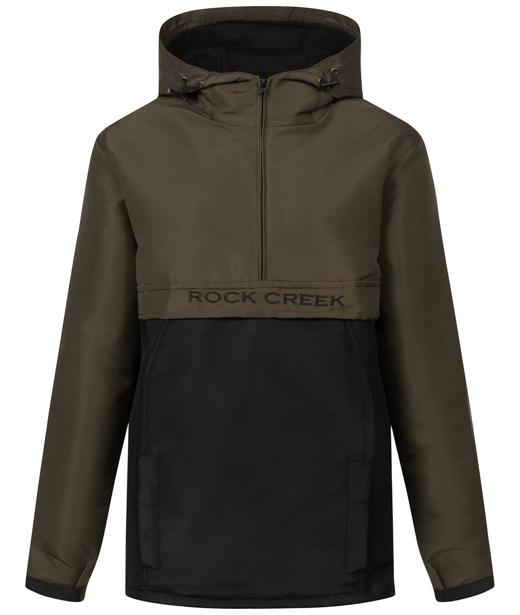 Zweifarbige Anorak-Pullover Windbreaker Jacke