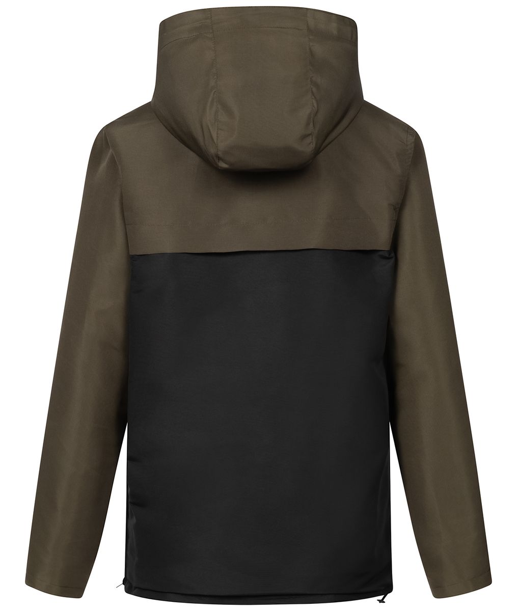 Fleece-gefütterter Half-Zip Outdoor-Anorak