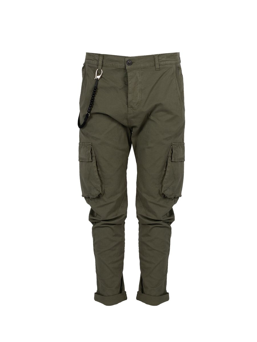 Herren Cargo-Hose Olivgrün