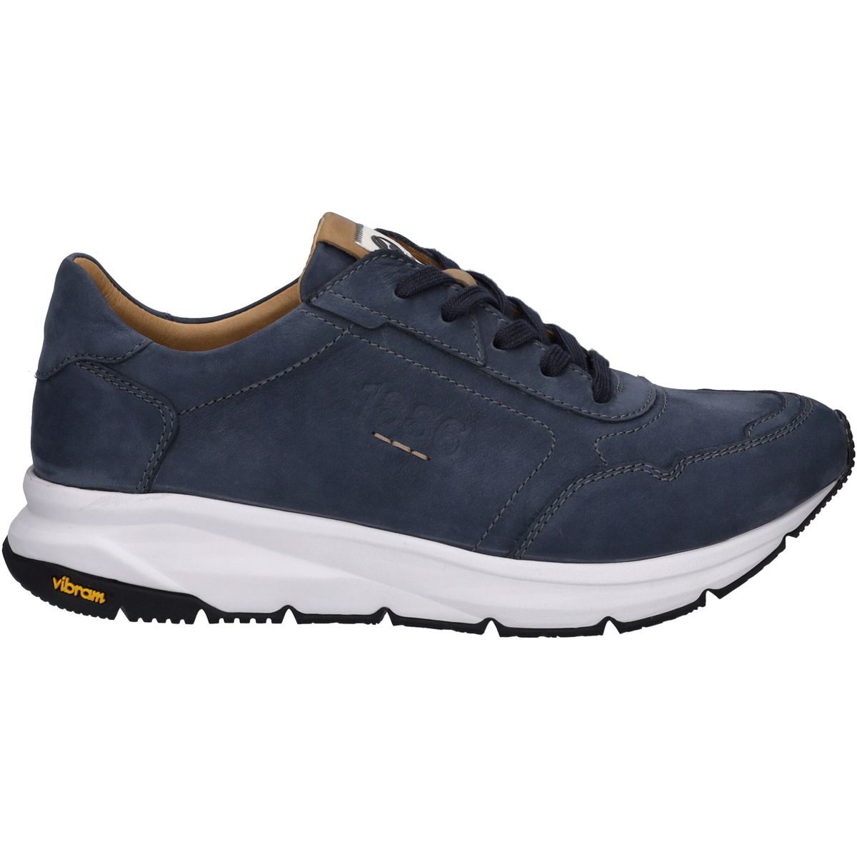 Premium-Leder-Sneaker mit Vibram-Sohle