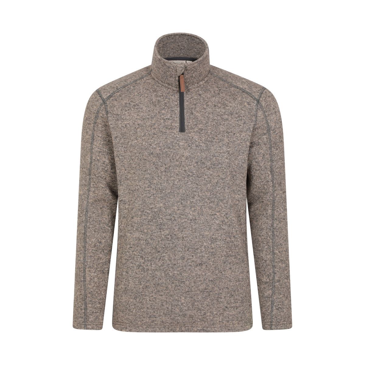 Mountain Warehouse Herren Idris II Half Zip Fleece Top (Beige)