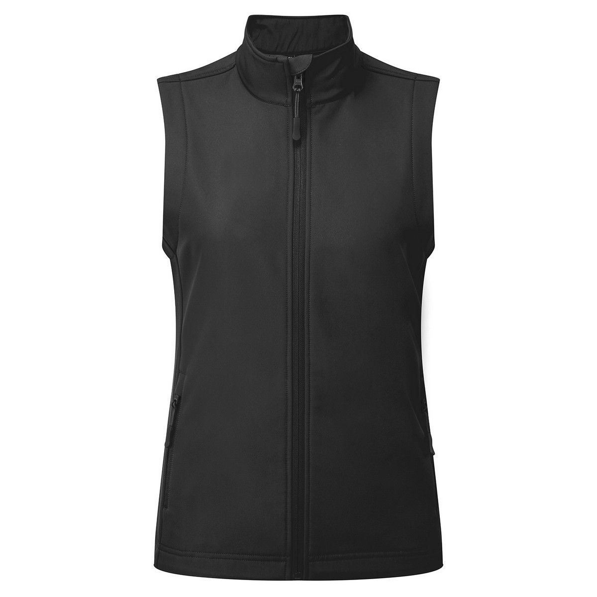 Premier Womens/Ladies Windchecker Recycled Printable Gilet (Schwarz)