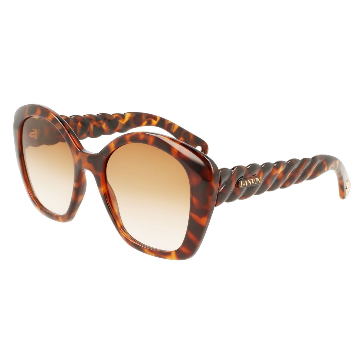 Übergroße Sonnenbrille mit geflochtenem Rahmen
