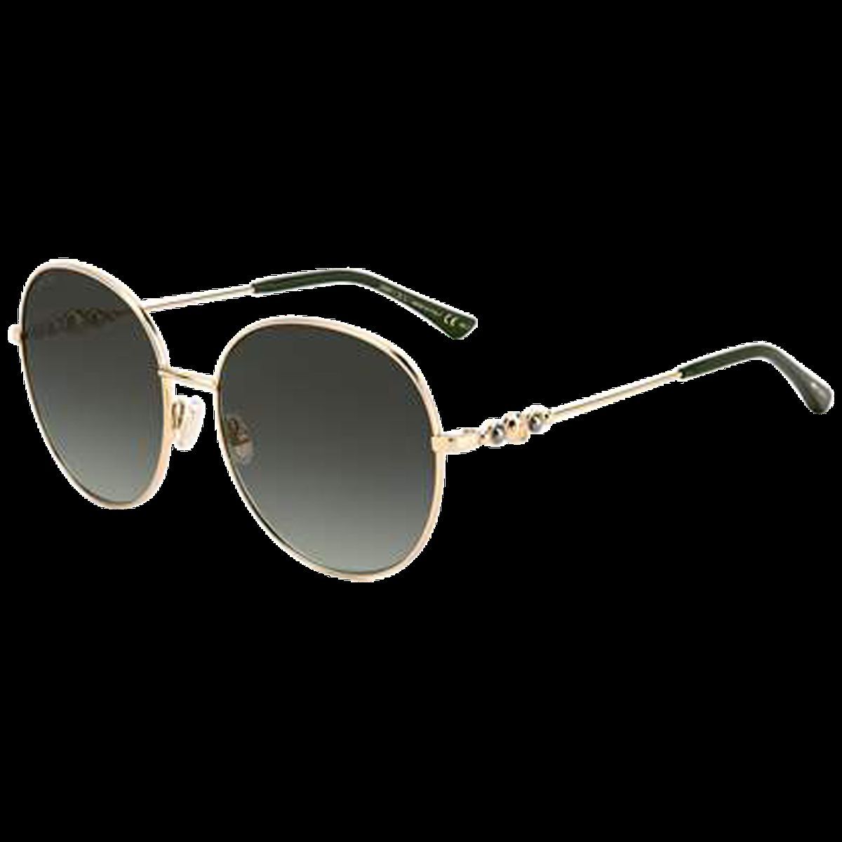 Runde Sonnenbrille mit verzierten Bügeln