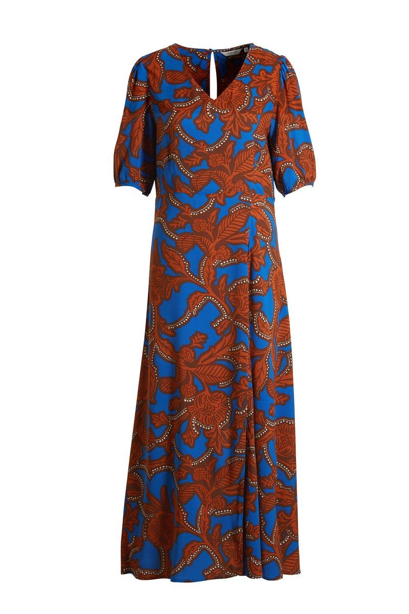 B.Young Kleid BYJOSA mit Allover-Print Terra/Blau