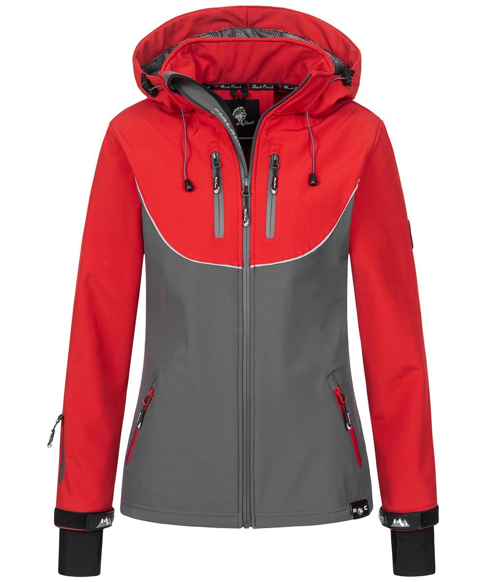 Damen Softshell Outdoor Jacke Windbreaker